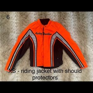 Harley Davidson Riding Jacket- Shoulder Protectors